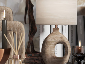 pampas decorative set 004 3D Model