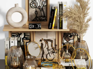 Pampas Deko-Set 003 3D Modell