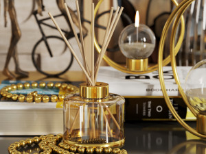 pampas decorative set 003 3D Model