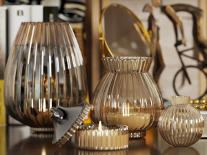 pampas decorative set 003 3D Model