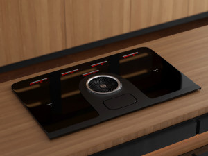 modern kitchen with island 004 Modello 3D