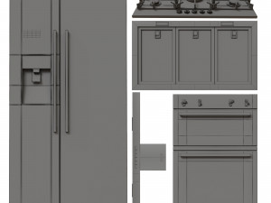 neff appliance collection 3D 모델