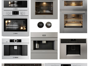 appliance collection bosch neff miele Model 3D