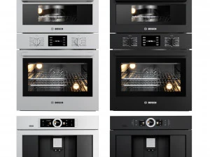 appliance collection bosch neff miele 3D Model