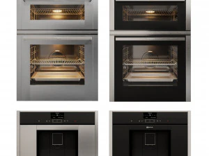 appliance collection bosch neff miele 3D Model