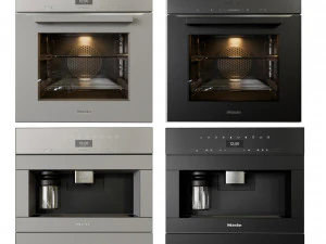 appliance collection bosch neff miele 3D Model