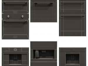 appliance collection bosch neff miele Model 3D