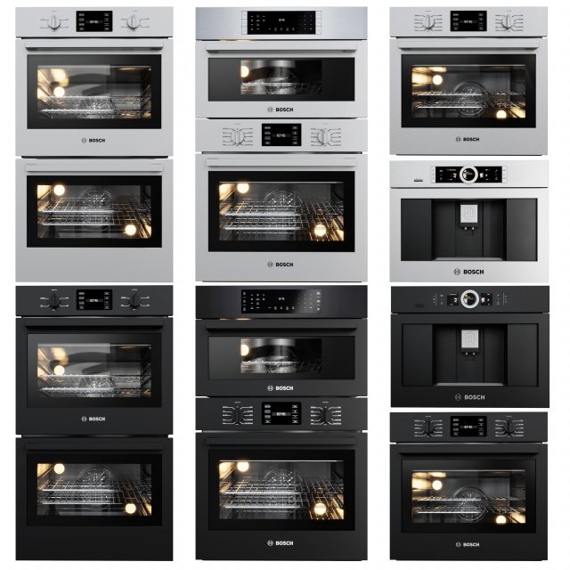 bosch 500 series collection 3D Model .c4d .max .obj .3ds .fbx .stl .blend 