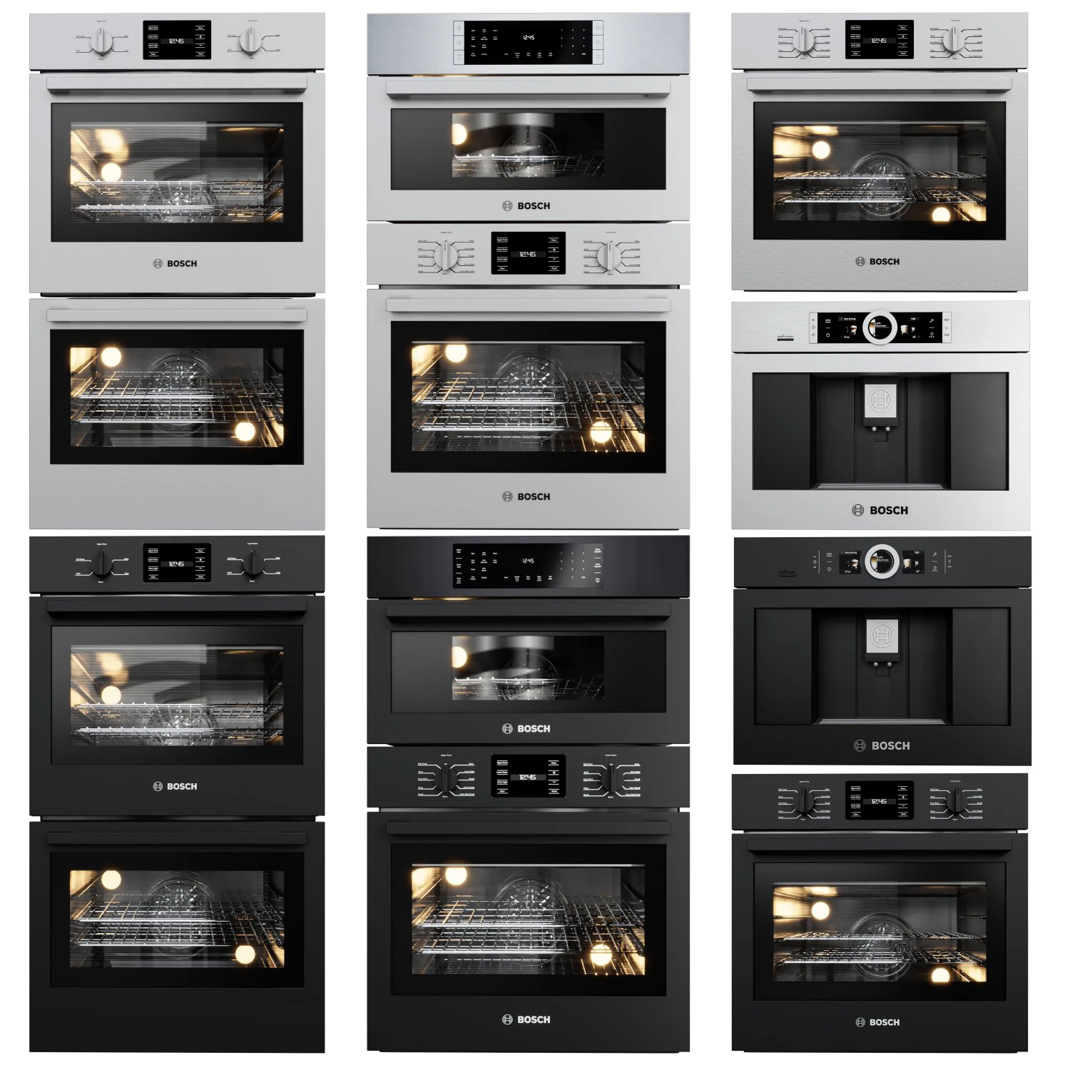 bosch 500 series collection 3D Model .c4d .max .obj .3ds .fbx .stl .blend 