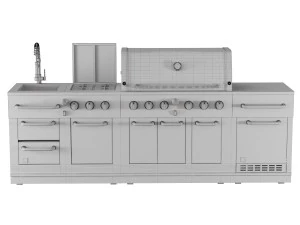 lowes outdoor kitchen 3D Model