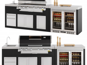 neo outdoor kitchen 3D Model