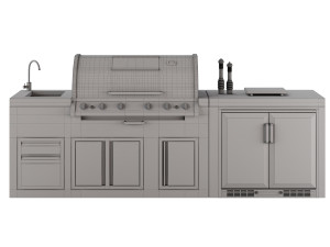neo outdoor kitchen Modelo 3D