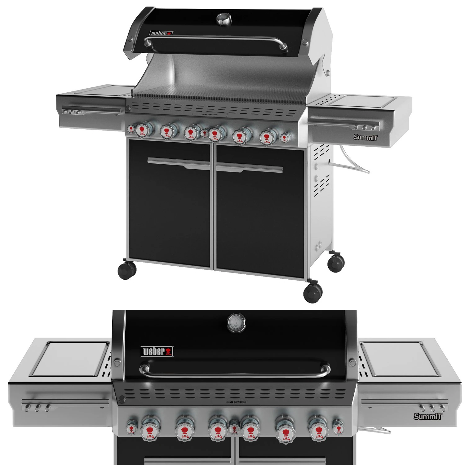 outdoor gas grill 3D Model .c4d .max .obj .3ds .fbx .stl .blend 
