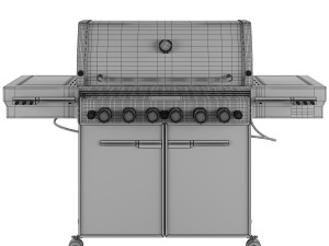outdoor gas grill 3D Модель