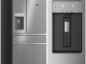 aeg refrigerators set 3D Модель