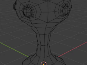 copo baixo poli Modelo 3D