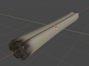 pergamino low poly Modelo 3D