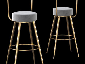 chair table bar 3Dモデル