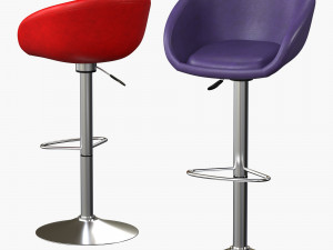 table chair bar 3D Model