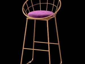 taburete de bar Modelo 3D