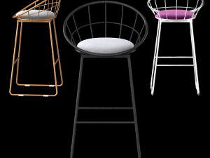 stool bar 3D Модель
