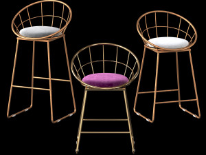 stool bar 3D Модель