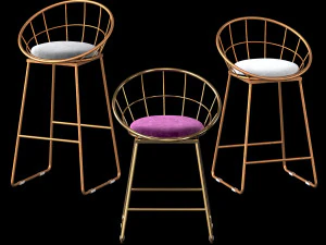 stool bar 3D Model
