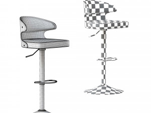 stool bar 3D मॉडल