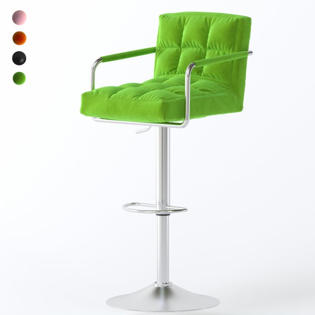 chair bar ecsmoth 3D Модель .c4d .max .obj .3ds .fbx .stl .blend 