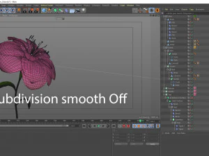 animated flower blooming flower 3D Model