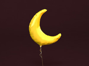 shaped foil balloons 3D Модель