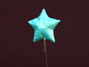 shaped foil balloons 3D Модель