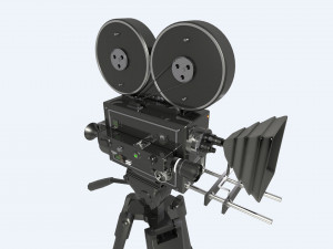 Vintage Movie Camera Detailed Modèle 3D