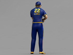 Cricket Fielder - Ball Throw 3D Model