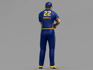 Cricket Fielder - Ball Throw 3D Model