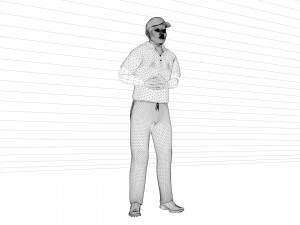 Cricket Fielder - Ball Throw 3D Model