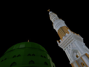 Prophets Mosque Masjid e nabvi Modelo 3D