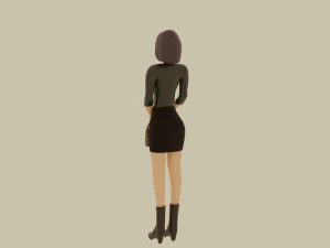 pretty girl 3D Model