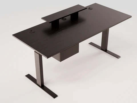 可调节站立式办公桌 3D 模型
