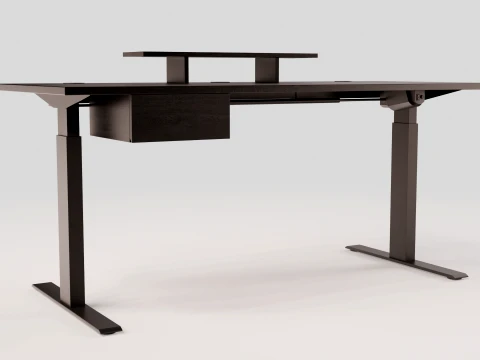 Adjustable Standing Desk 3D Model