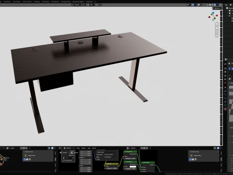 Adjustable Standing Desk 3D Model