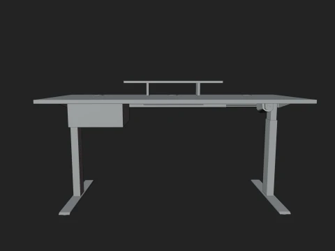 Adjustable Standing Desk 3D Model