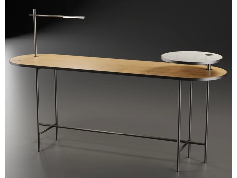 写字台2号 3D 模型