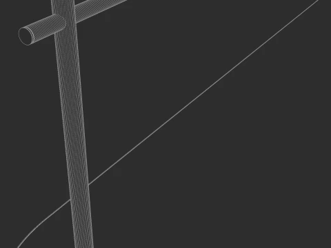Writing Desk No2 3D Model