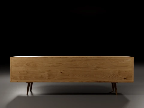 Storage No1 with Vinyls 3D Model