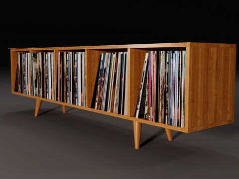Vinyl Storage No3 3D Model