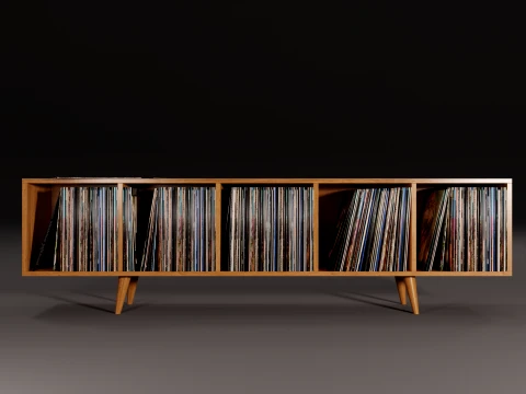 Vinyl Storage No3 3D Model