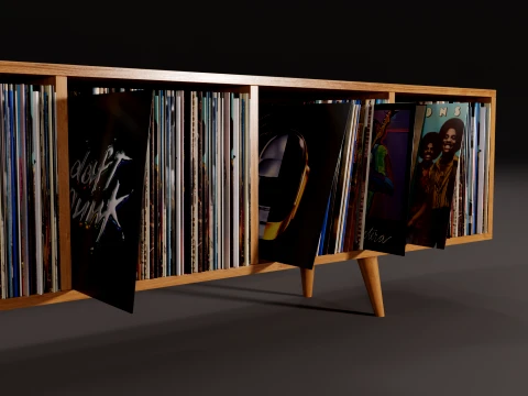 Vinyl Storage No3 3D Model