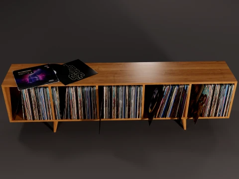 Vinyl Storage No3 3D Model
