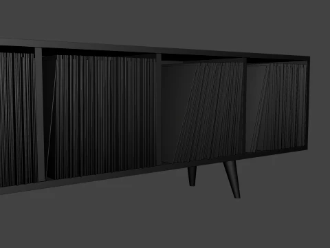 Vinyl Storage No3 3D Model